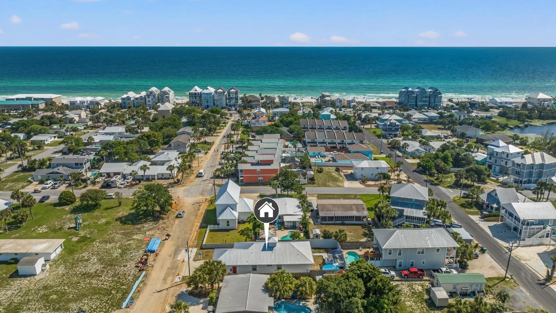 Charming 3/2 Beach House W/ Pool & Golf Cart Included - 1 Min Walk To Beach Panama City Beach 0*,