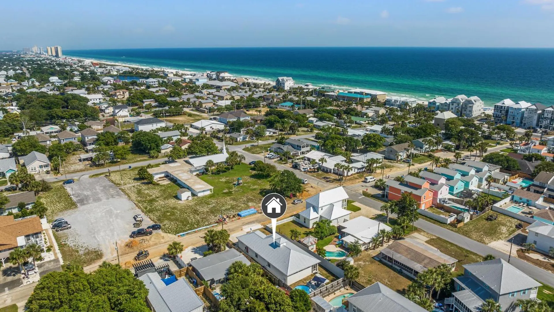 Σπίτι διακοπών Charming 3/2 Beach House W/ Pool & Golf Cart Included - 1 Min Walk To Beach Panama City Beach